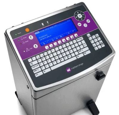 Imprimante jet d'encre continu (CIJ) Markem-Imaje 9040 reconditionnée – marquage, codage et traçabilité industrielle au Maroc – FAST CODING TECHNOLOGIES Casablanca